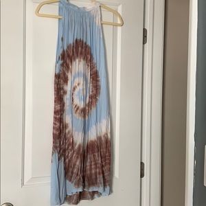 Adorable tie dye print dress